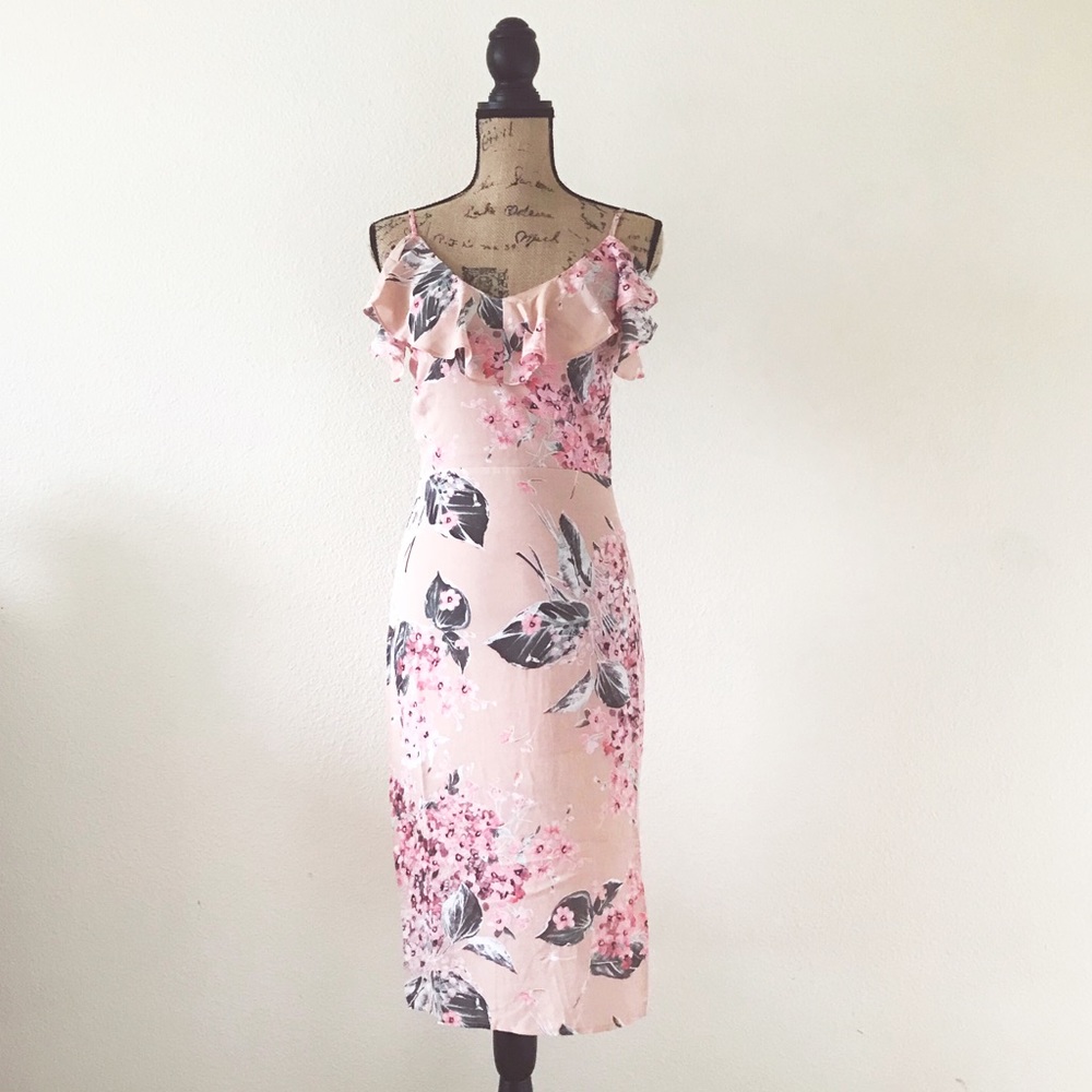 SugarLips Floral & Ruffles Dress